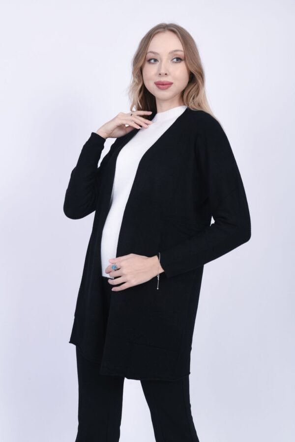 Hırka Triko Düğmesiz - Görsel 5